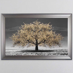 Champagne Cherry Tree Framed Wall Art 114x74cm
