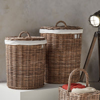 S/2 Linen Baskets
