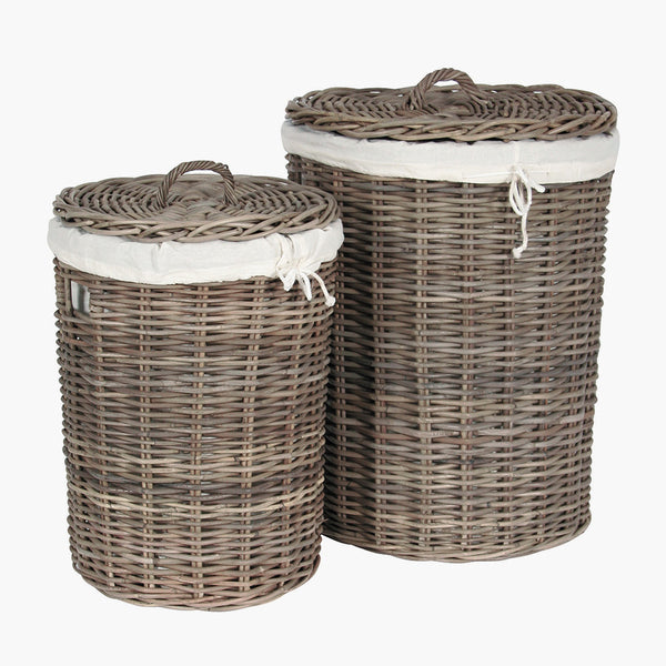 S/2 Linen Baskets