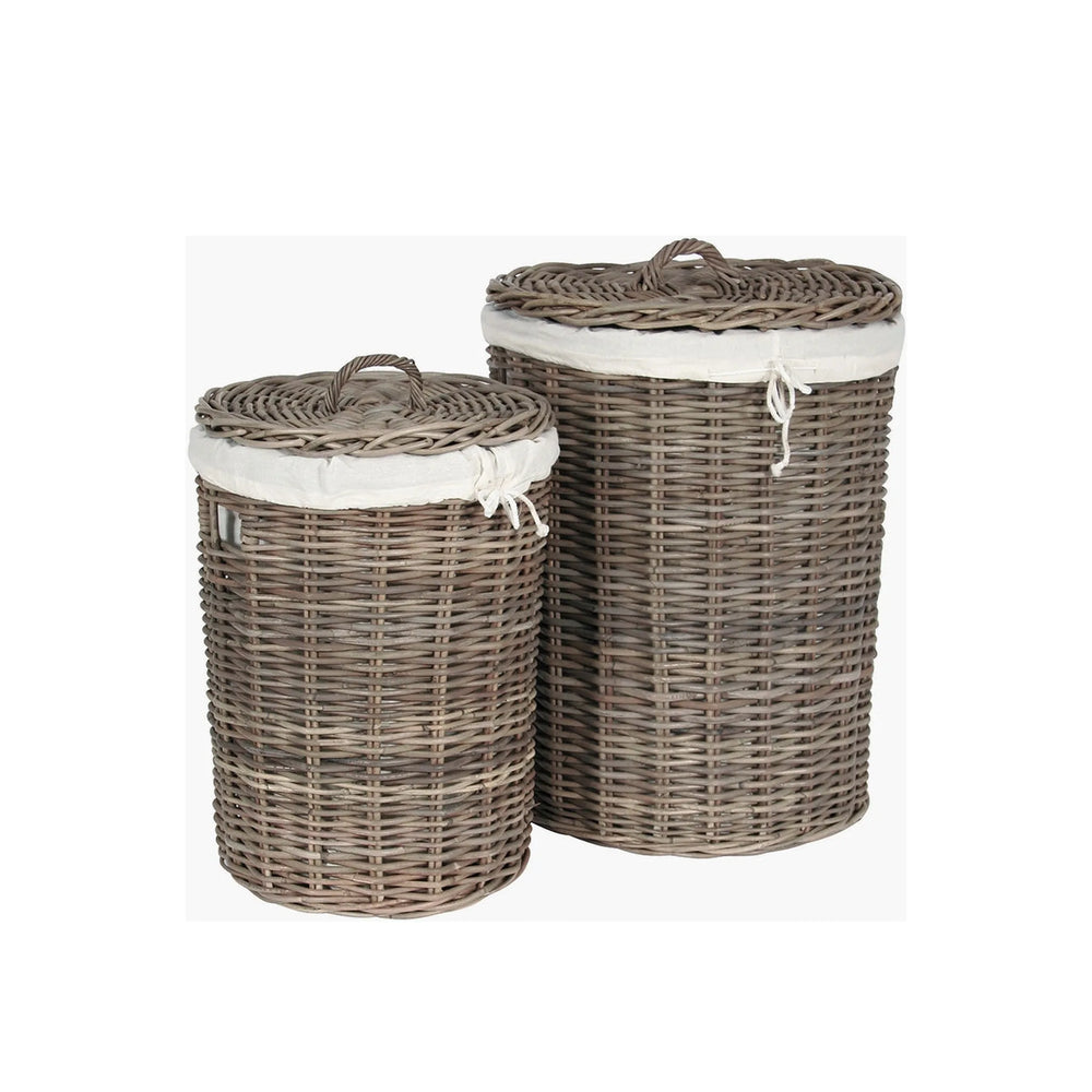 S/2 Linen Baskets