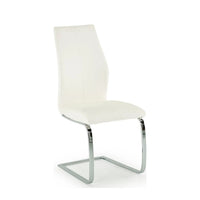 Eton Faux Leather Dining Chair in White