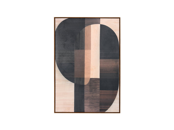 Forma Textured Framed Canvas Wall Art 80x120cm