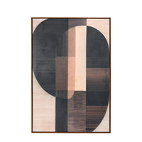 Forma Textured Framed Canvas Wall Art 80x120cm