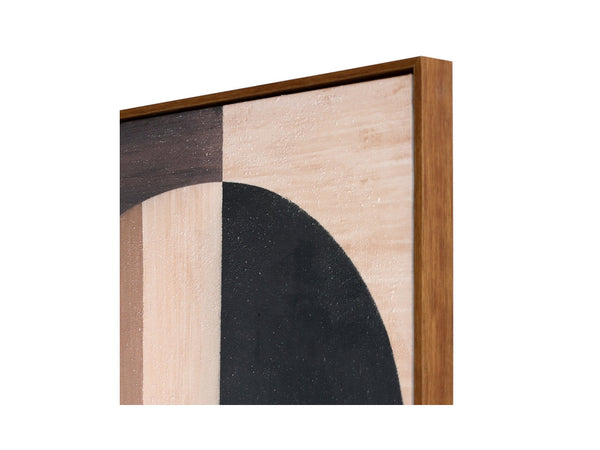 Forma Textured Framed Canvas Wall Art 80x120cm