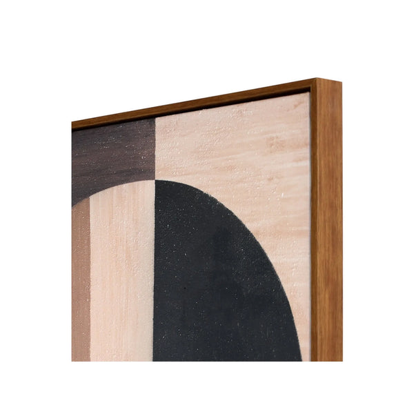 Forma Textured Framed Canvas Wall Art 80x120cm
