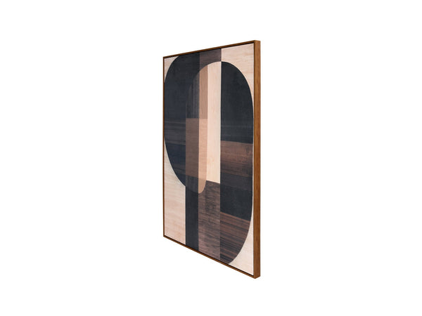 Forma Textured Framed Canvas Wall Art 80x120cm