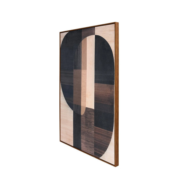 Forma Textured Framed Canvas Wall Art 80x120cm