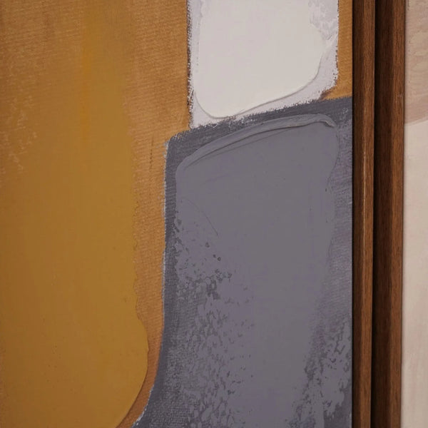 Modern Abstract Set of 2 Framed Canvas Wall Art 160x120cm