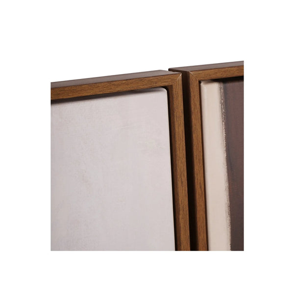 Modern Abstract Set of 2 Framed Canvas Wall Art 160x120cm