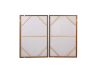 Modern Abstract Set of 2 Framed Canvas Wall Art 160x120cm