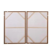 Modern Abstract Set of 2 Framed Canvas Wall Art 160x120cm