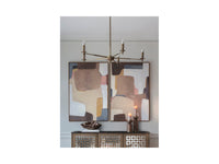 Modern Abstract Set of 2 Framed Canvas Wall Art 160x120cm