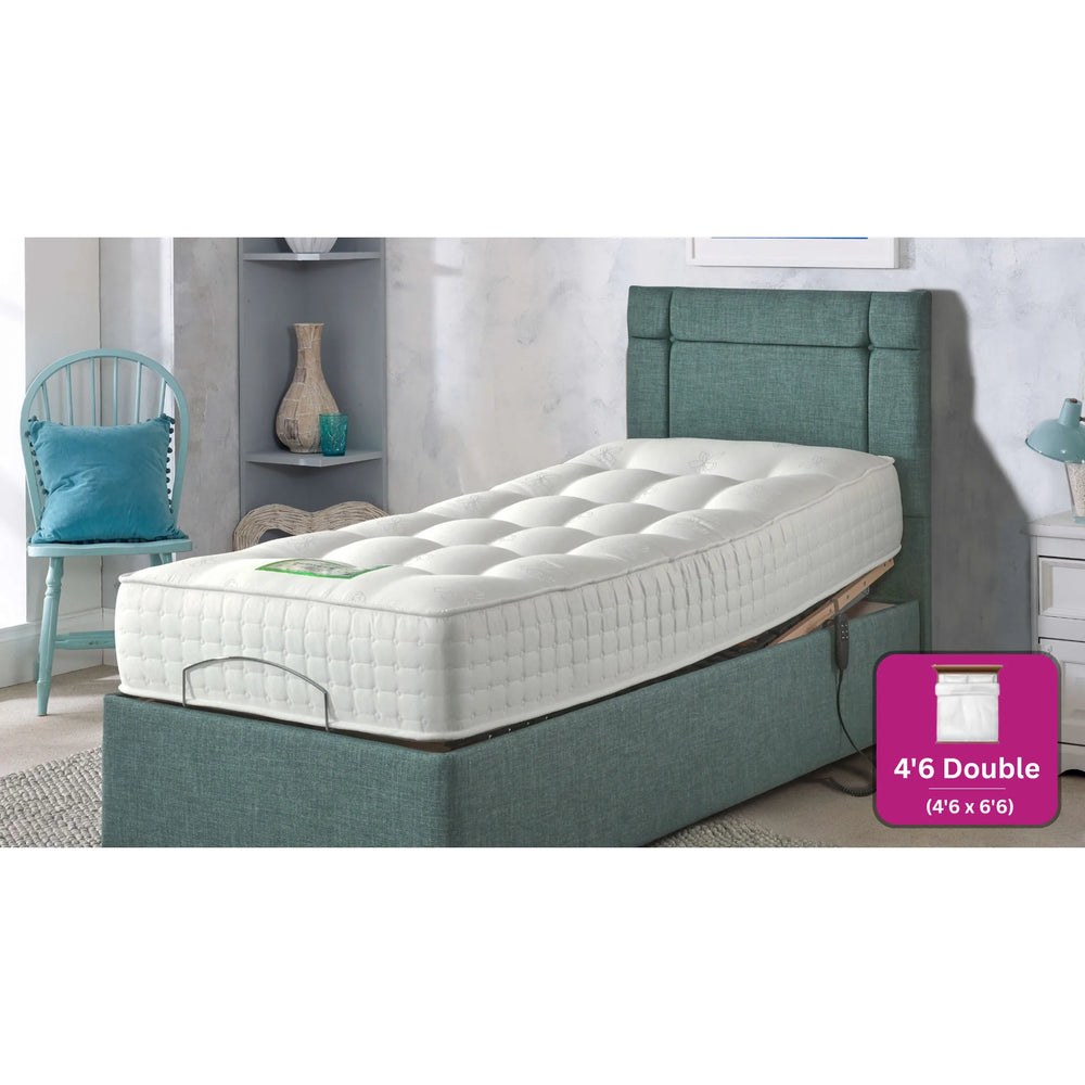 Adjust-a-bed 4ft6 Double Grandeur Natural 1500 Adjustable Bed
