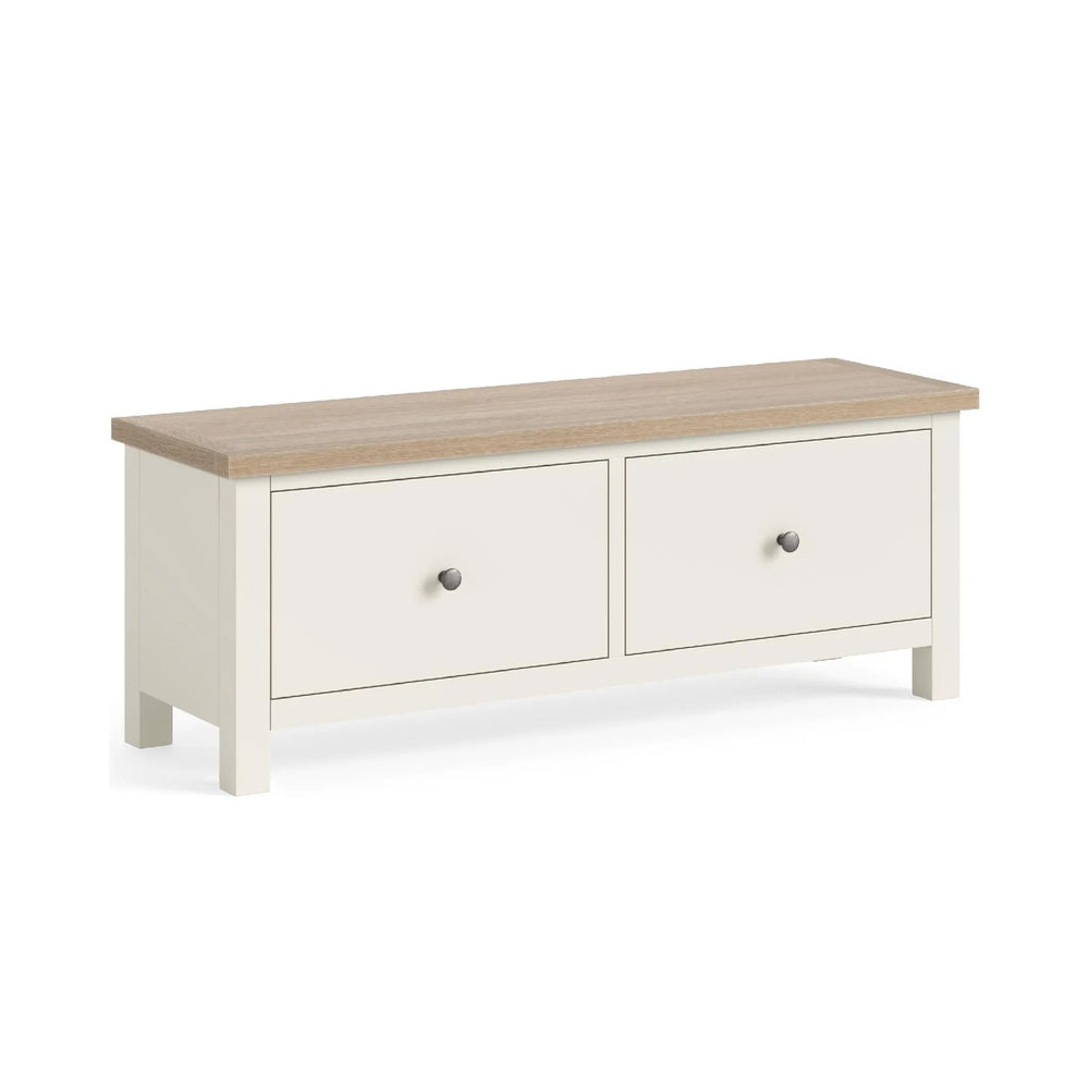 Meadow Brook Oak Large 2 Drawer Bench