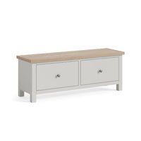 Meadow Brook Oak Large 2 Drawer Bench
