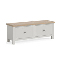 Meadow Brook Oak Large 2 Drawer Bench