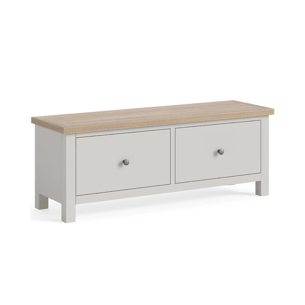 Meadow Brook Oak Large 2 Drawer Bench