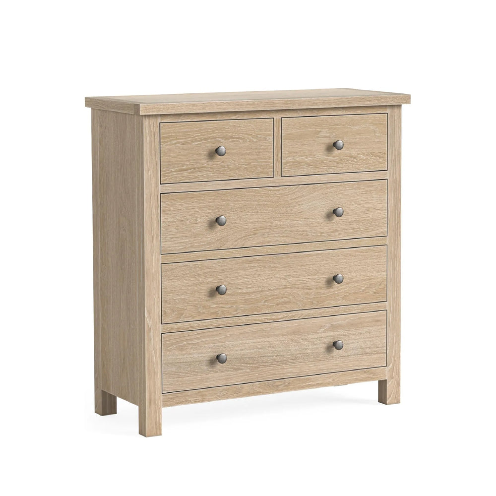 Meadow Brook Oak 2 Over 3 Chest of Drawers