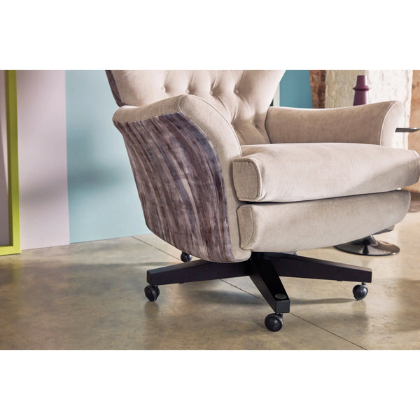 G Plan Vintage Broadway Fabric Swivel Chair