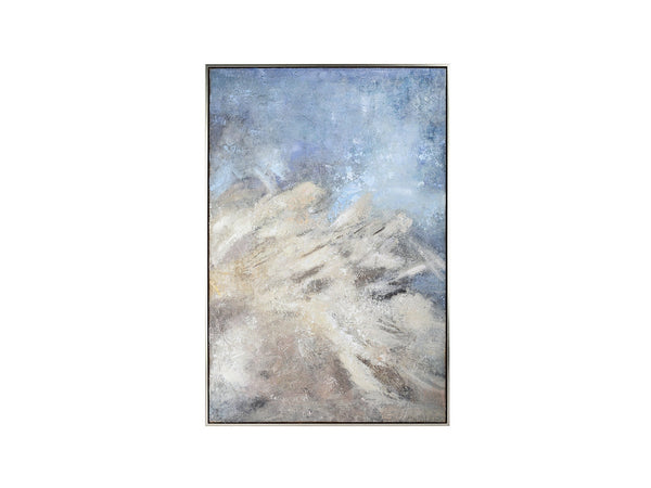 Windswept Heavy Textured Framed Canvas Wall Art 80x120cm