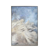 Windswept Heavy Textured Framed Canvas Wall Art 80x120cm