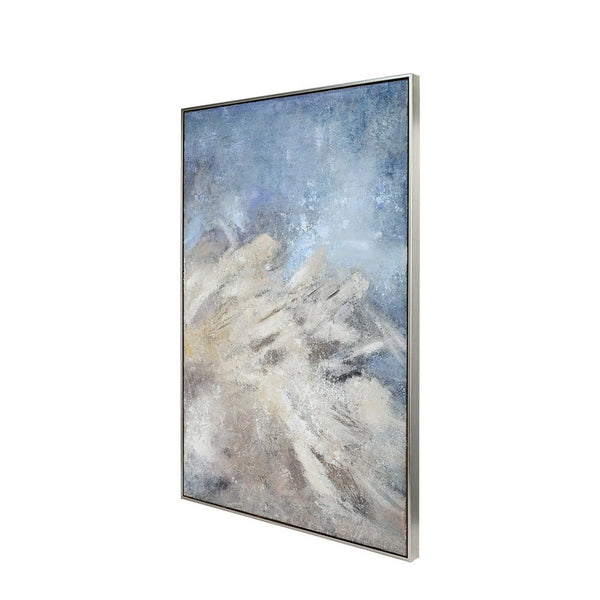 Windswept Heavy Textured Framed Canvas Wall Art 80x120cm