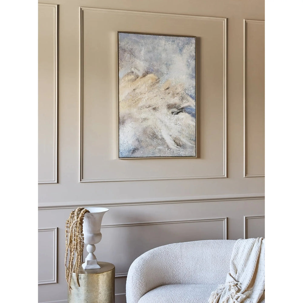 Windswept Heavy Textured Framed Canvas Wall Art 80x120cm