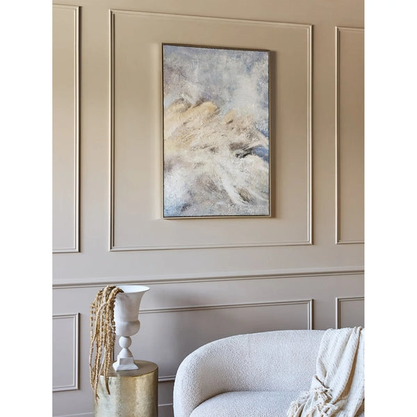 Windswept Heavy Textured Framed Canvas Wall Art 80x120cm
