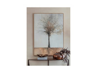 Still Root Textured Framed Canvas Wall Art 100x140cm