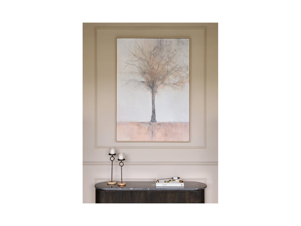 Still Root Textured Framed Canvas Wall Art 100x140cm