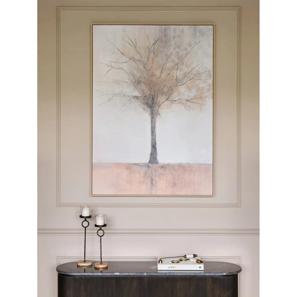 Still Root Textured Framed Canvas Wall Art 100x140cm