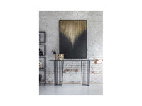 Golden Rain Foiled Framed Canvas Wall Art 140x100cm