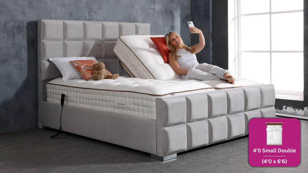 Adjust-a-bed 4ft Small Double Grandeur Natural 9000 Adjustable Bed