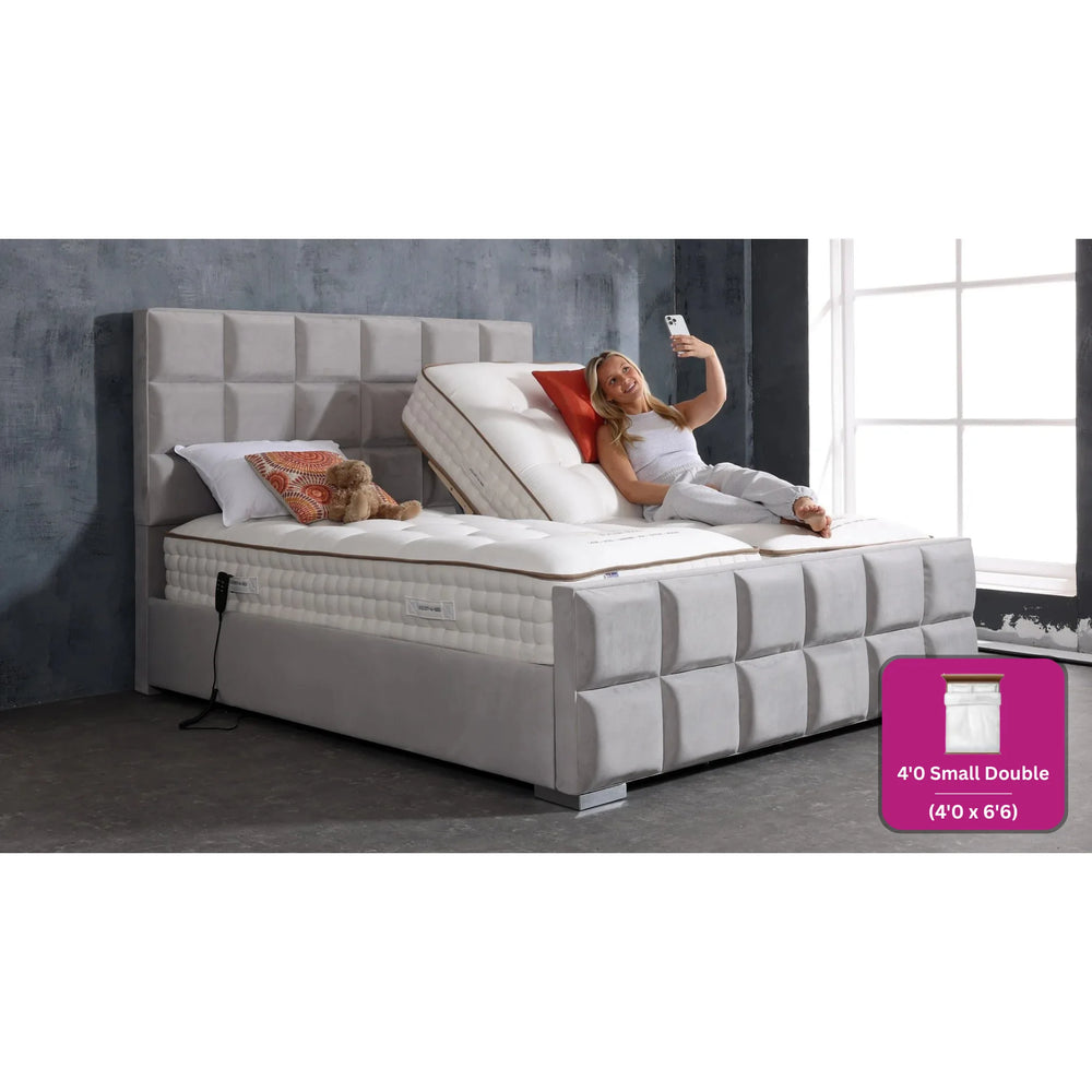 Adjust-a-bed 4ft Small Double Grandeur Natural 9000 Adjustable Bed