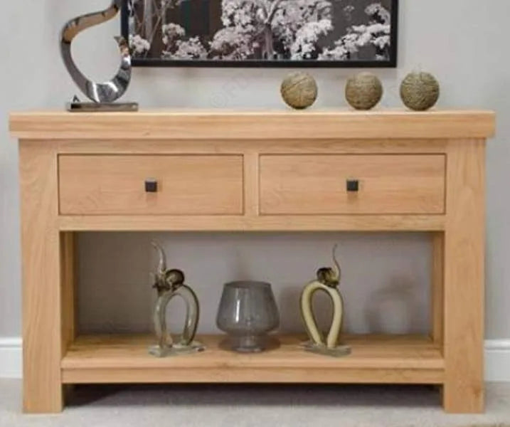 Oak Console Table