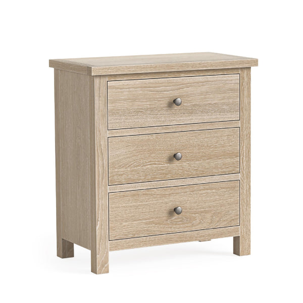 Meadow Brook Oak 3 Drawer Chest