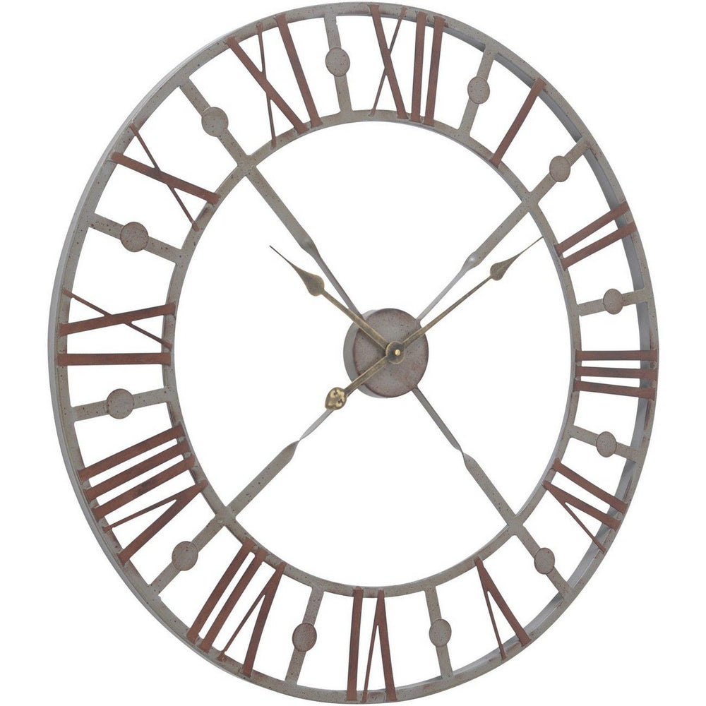 Monthly Promo Antique Grey Skeleton Wall Clock