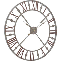 Monthly Promo Antique Grey Skeleton Wall Clock