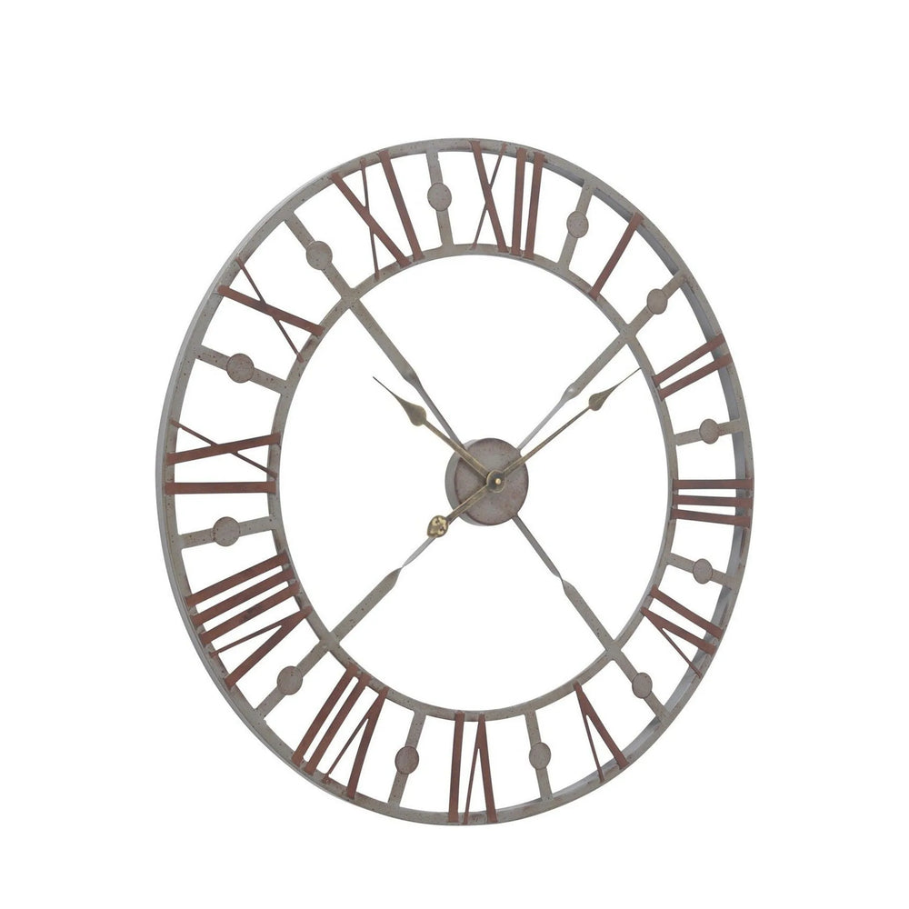 Monthly Promo Antique Grey Skeleton Wall Clock
