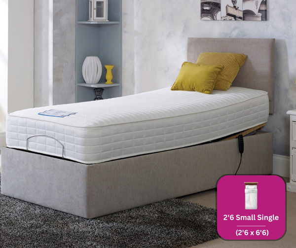 Adjust-a-bed 2ft6 Small Single Beau Adjustable Bed