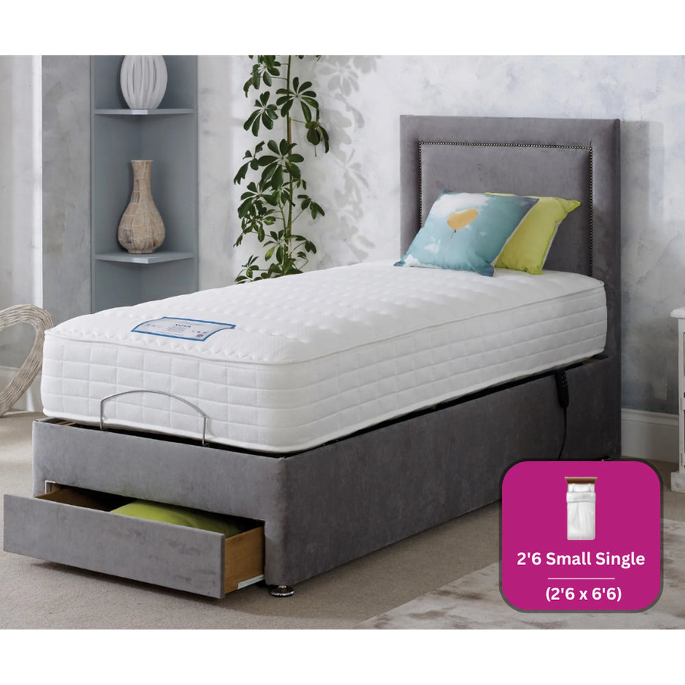 Adjust-a-bed 2ft6 Small Single Nova Adjustable Bed