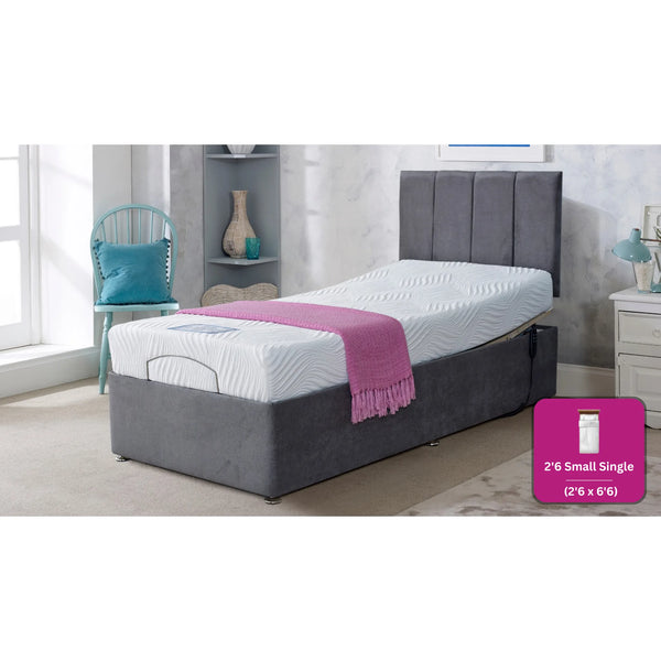 Adjust-a-bed 2ft6 Small Single Gel-Flex Ortho Adjustable Bed