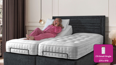 Adjust-a-bed 2ft6 Small Single Grandeur Natural 5000 Adjustable Bed