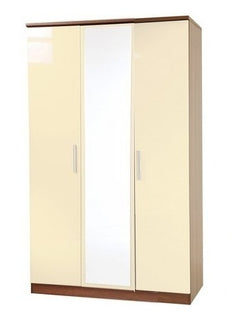 Kingston Tall 3 Door Mirrored Wardrobe
