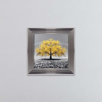 Yellow Cherry Tree Framed Wall Art 55x55cm