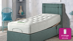 Adjust-a-bed 3ft Single Grandeur Natural 2000 Adjustable Bed