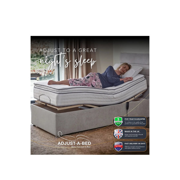 Adjust-a-bed 4ft6 Double Nova Mattress for an Adjustable Bed