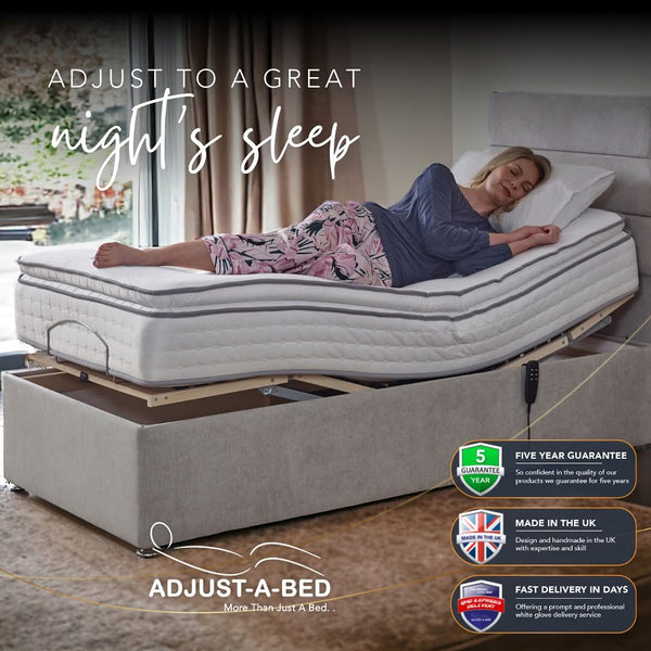 Adjust-a-bed 4ft Small Double Nova Mattress for an Adjustable Bed