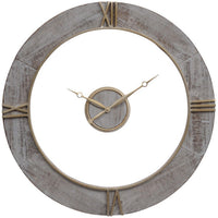 Floating Grey Wall Clock