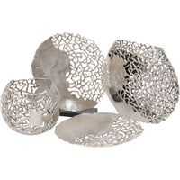 Coral Ellipse Aluminium Vase